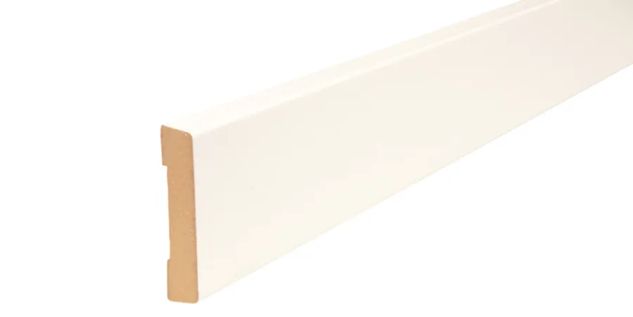 Hornbaek Lister*Indfatning glat MDF hvid - 14 x 65 x 2200 mm
