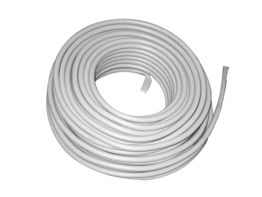Kabler & Ledninger*Installationskabel 5 x 1,5 mm² 50 meter halogenfrit Grå