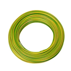 Kabler & Ledninger*Installationsledning 1 x 1,5 mm² 100 meter Gul/grøn