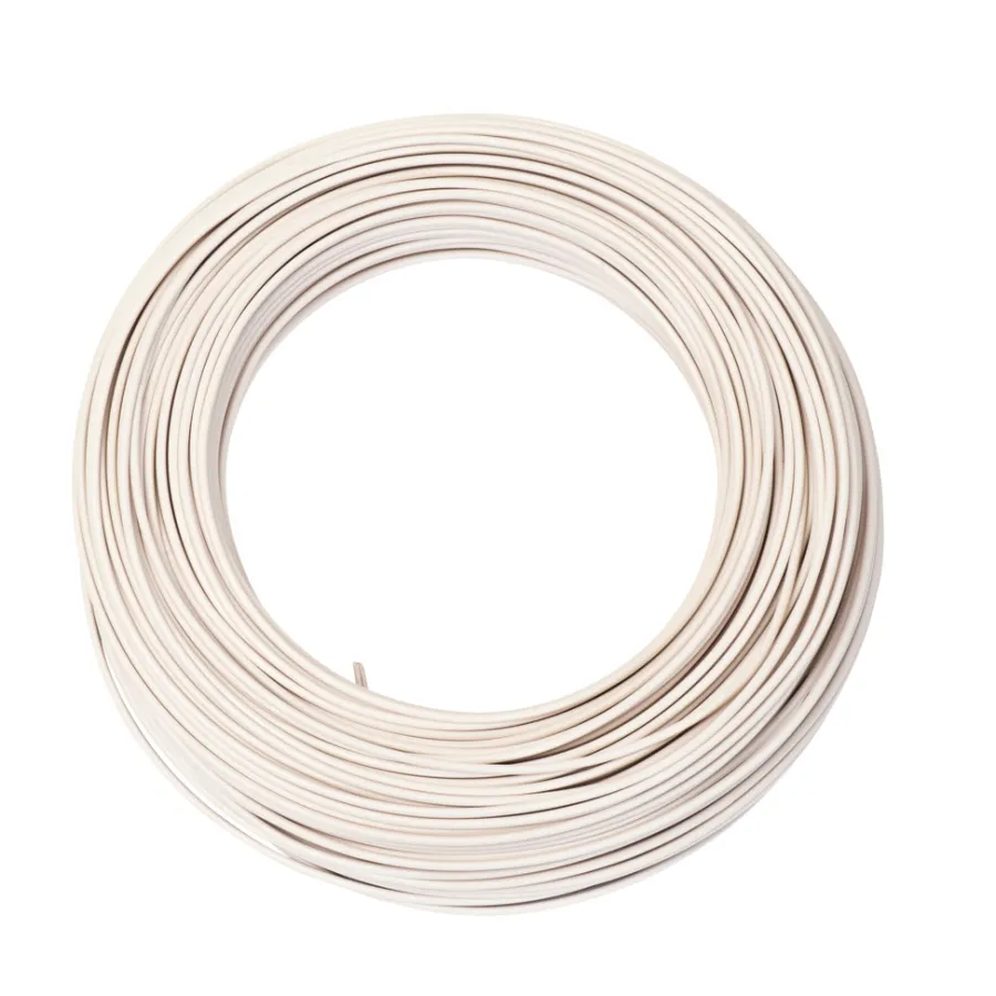 Kabler & Ledninger*Installationsledning 1 x 1,5 mm² 100 meter Hvid