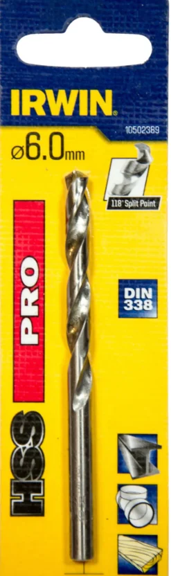 Irwin Bor & Bits*HSS Pro bor Ø6 mm