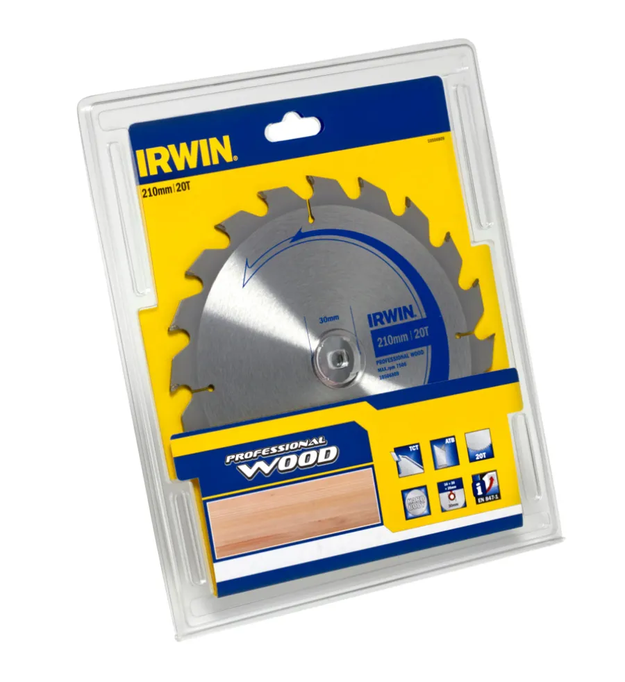 Irwin Savblade & -Klinger*rundsavsklinge Ø210 x 30 mm - 20T