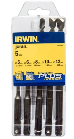 Irwin Bor & Bits*Speedhammer Plus hammerbor 5 dele