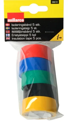 WORK it by millarco Tape*Isoleringsbånd 5 stk.