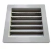 Ventilation*Jalousirist 15 x 15 cm grå
