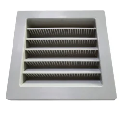 Ventilation*Jalousirist 15 x 15 cm grå