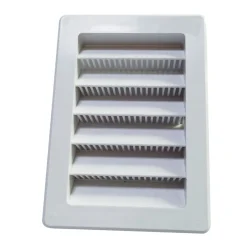 Ventilation*Jalousirist 10 x 15 cm hvid