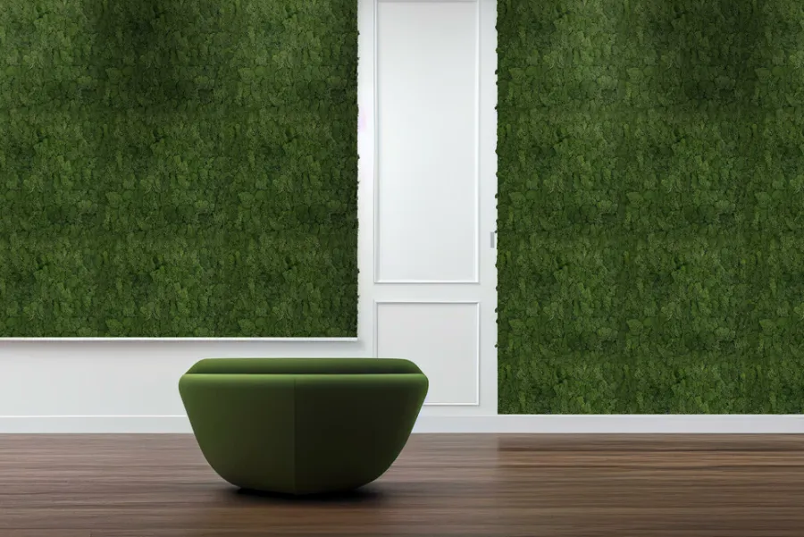 Jangal Grønne Vægpaneler|Akustikpaneler & Tilbehør*Modular Wall mospanel 52 x 52 cm - Dark Green Dark Green Moss