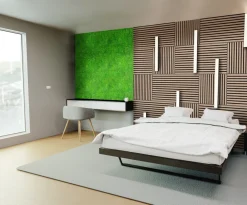 Jangal Grønne Vægpaneler|Akustikpaneler & Tilbehør*Modular Wall mospanel 52 x 52 cm - Rich Green Rich Green Moss