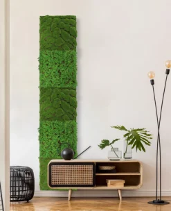 Jangal Akustikpaneler & Tilbehør|Grønne Vægpaneler*Modular Wall mospanel 52 x 52 cm - Dark Green Bulk