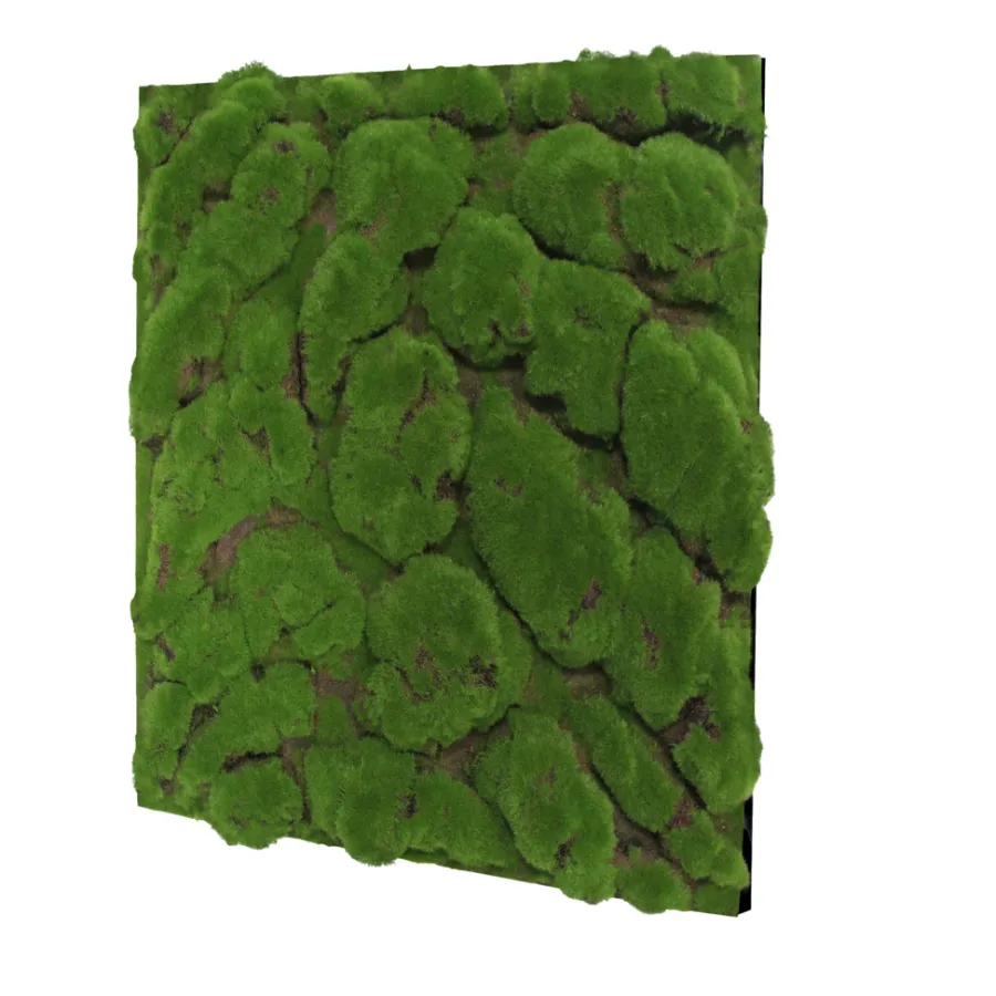 Jangal Akustikpaneler & Tilbehør|Grønne Vægpaneler*Modular Wall mospanel 52 x 52 cm - Dark Green Bulk