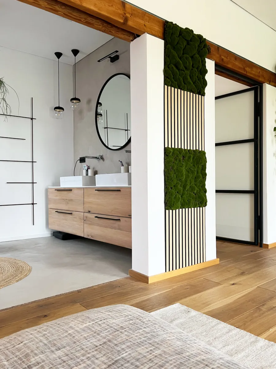 Jangal Akustikpaneler & Tilbehør|Grønne Vægpaneler*Modular Wall mospanel 52 x 52 cm - Dark Green Bulk