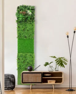 Jangal Grønne Vægpaneler|Akustikpaneler & Tilbehør*Modular Wall plantepanel 52 x 52 cm - Exotic Mix