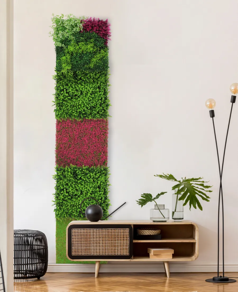 Jangal Grønne Vægpaneler|Akustikpaneler & Tilbehør*Modular Wall plantepanel 52 x 52 cm - Buxus