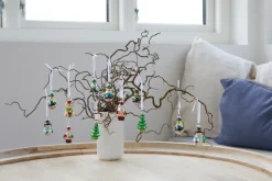 Stemning® Juledekoration*Julekugler m/figurer glas H5 cm 12 stk.