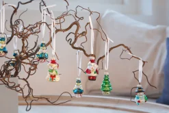 Stemning® Juledekoration*Julekugler m/figurer glas H5 cm 12 stk.