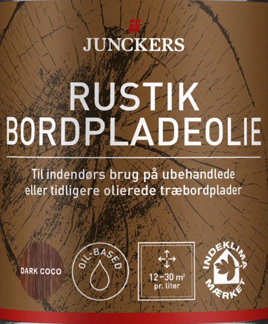 Junckers Træ- & Metalmaling*Rustik Bordpladeolie 0,75 liter Dark Coco