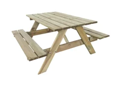 Sæsonafslutning|Bord/Bænkesæt*Junior bord/bænkesæt 90 x 90 x 50 cm