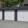 Garageporte & Tilbehør*Jyde stålvippeport 238 x 209 cm hvid