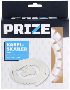PRIZE® Elophæng & -Fastgørelse*Kabelsamler Ø20 mm x 1,5 meter - Hvid