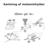 Hornbaek Hylder*Kantbånd til melaminhylder hvid 24 mm x 5 meter