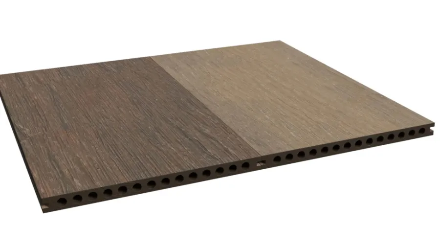 Kirkedal by TreeTops Terrassebrædder*Kirkedal Heimdal terrassebrædder komposit 22x300x6000 mm Oak/Hardwood