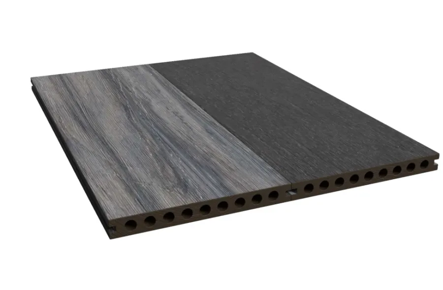 Kirkedal by TreeTops Terrassebrædder*Kirkedal Heimdal terrassebrædder komposit 22x200x4000 mm Black/Grey