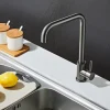 Køkkenarmatur*Køkkenarmatur m/kantet tud gunmetal