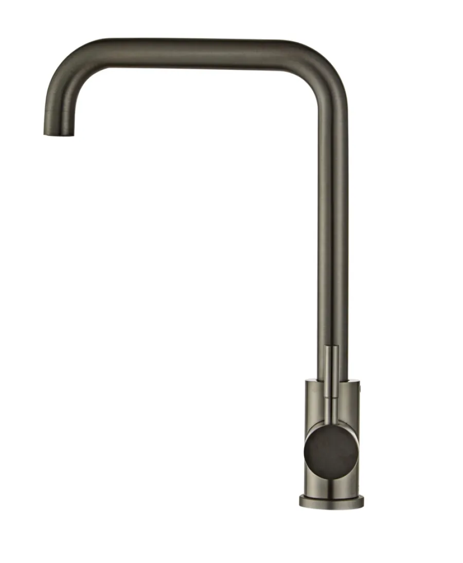 Køkkenarmatur*Køkkenarmatur m/kantet tud gunmetal