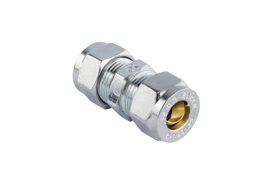 Vvs-Artikler*Klemmeringskobling 10 mm krom