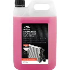 AutoZone® Motorolie & Sprinklervæske*Kølervæske rød 2,5 liter -