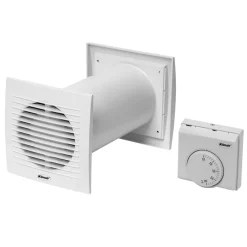 Varmegenvinding|Ventilation*Klimair Heat 103/200 varmefordeler med termostat