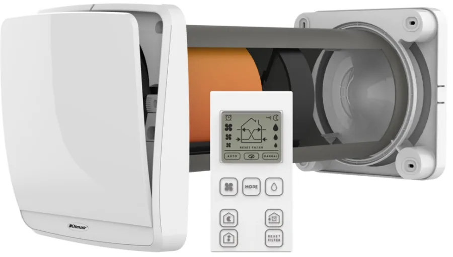 Klimair Varmegenvinding*UNOKLIMA Remote XT160 ventilation