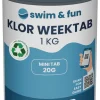 Swim & Fun Poolkemi & Testudstyr*Klor WeekTab langsomklor 1 kg -