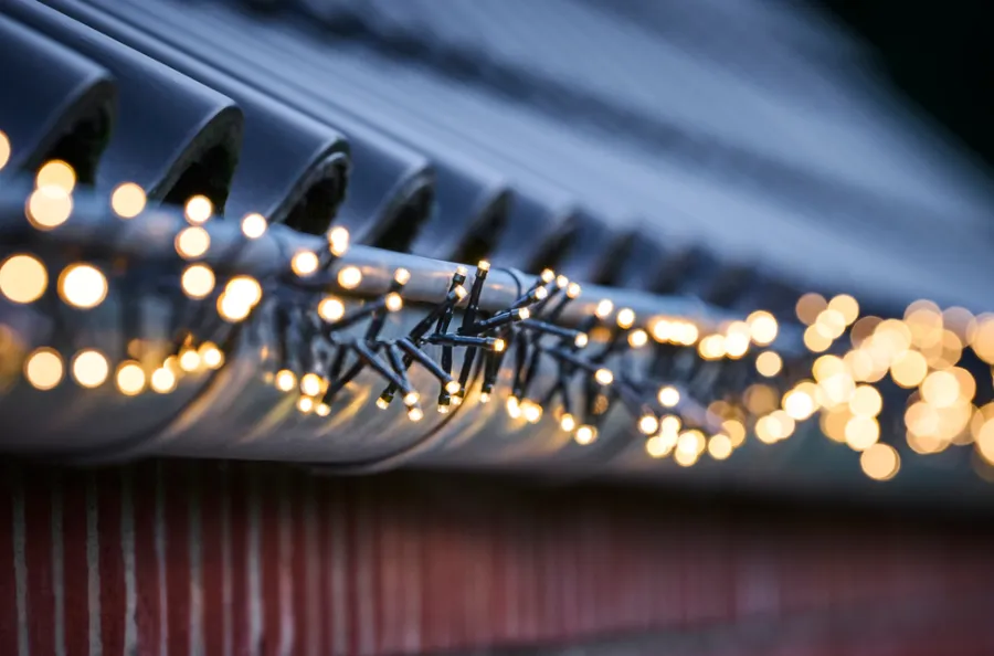 Stemning® Dekorativ Belysning - Udendørs*Klyngelys Basis 192 LED m/blink varm hvid 4 meter