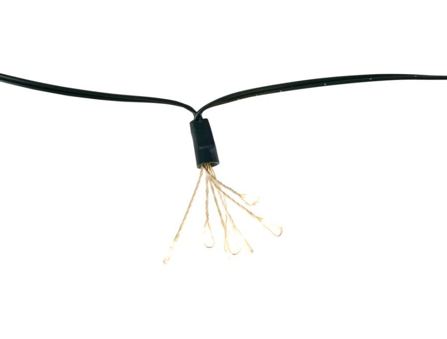 Stemning® Dekorativ Belysning - Udendørs*Klyngelys 70 LED m/timer og 8 funktioner 1,9 meter