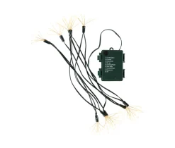 Stemning® Dekorativ Belysning - Udendørs*Klyngelys 70 LED m/timer og 8 funktioner 1,9 meter
