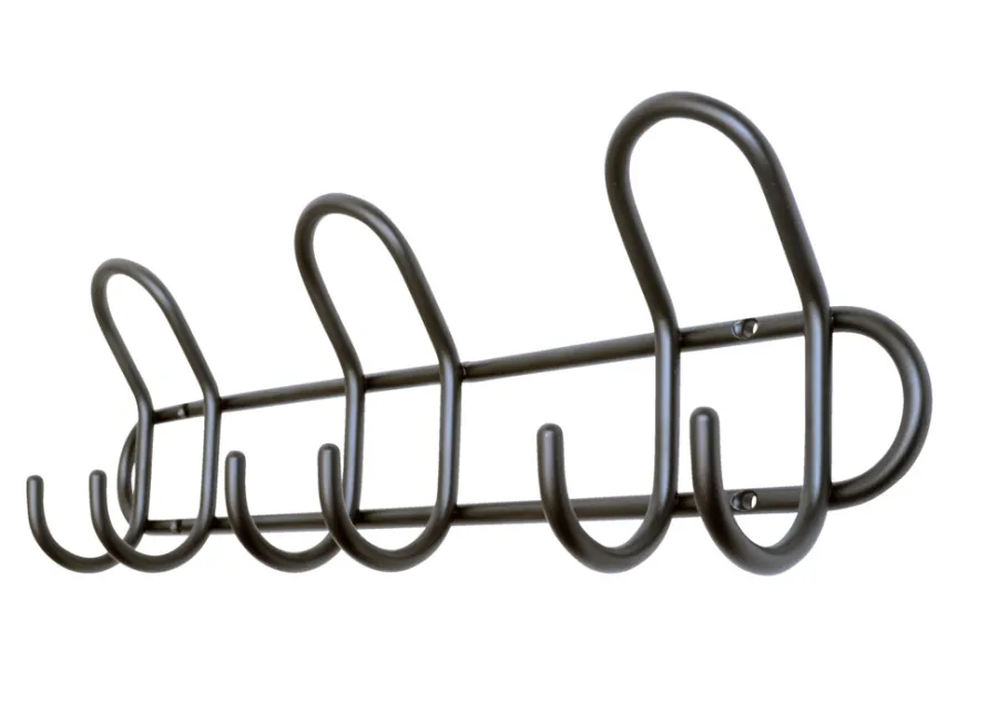 HOME it Knager & Knagerækker*Knagerække P-3 sort 40 cm