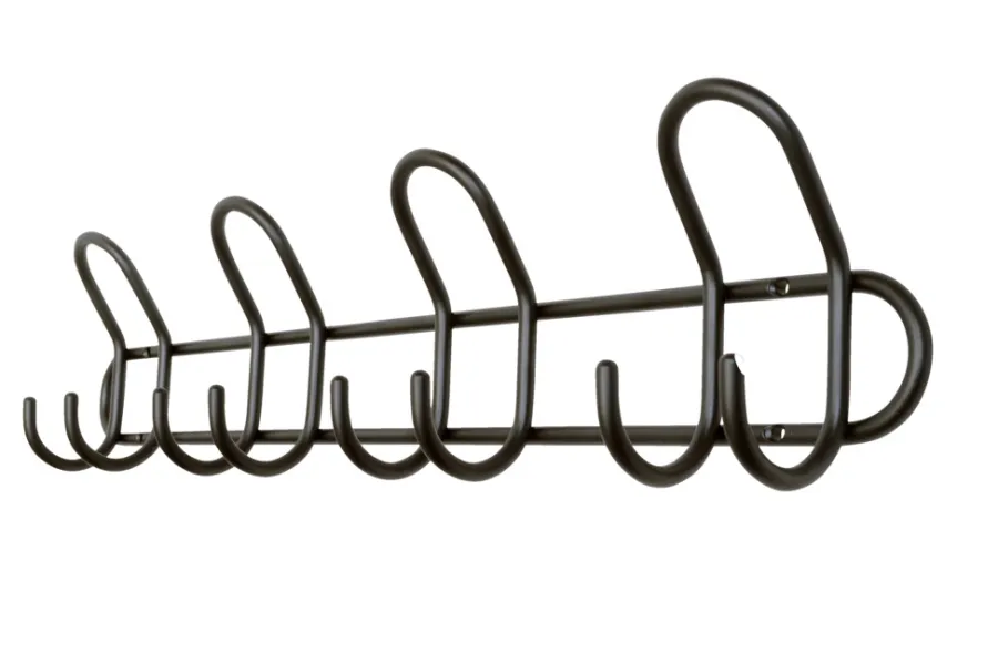 HOME it Knager & Knagerækker*Knagerække P-4 sort 54,5 cm