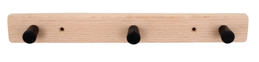 HOME it Knager & Knagerækker*Knagerække sort bøg 28 cm