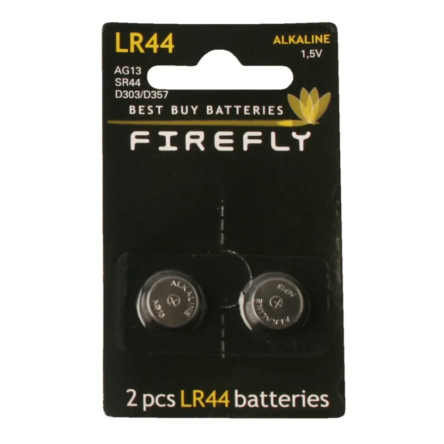 Firefly Knapcellebatterier*Knapcellebatteri 2-pk. LR44 -