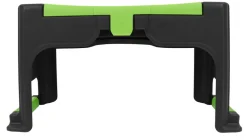Garden® Øvrige Haveredskaber*Knæskammel m/opbevaring H:26 x B:50 x D:19 cm - Sort/grøn. praktisk design med opbevaringsplads til haveredskaber