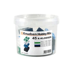 Knudsen Kilen Kiler*Hobby Mix K-klodser (justérbrik) - 45 stk.