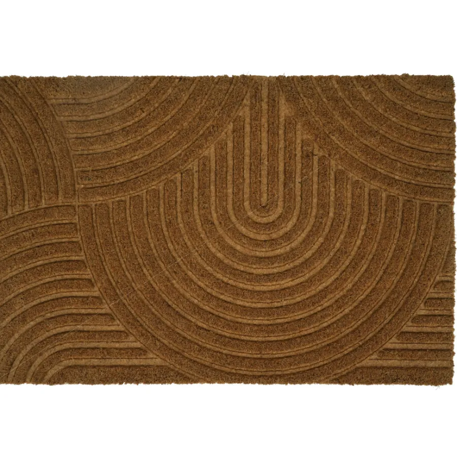 Dørmåtter*Kokosmåtte m/mønster 40 x 60 cm Brun