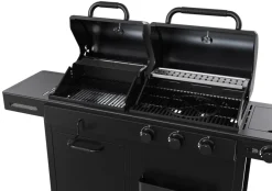 Grillexpert® Kulgrill & Briketter|Gasgrill*Kombigrill til gas og kul - Sort