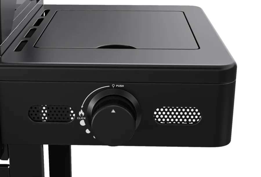 Grillexpert® Kulgrill & Briketter|Gasgrill*Kombigrill til gas og kul - Sort