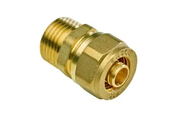 Fittings Til Rør*Kompressionsnippel 1/2" x 15 mm Messing