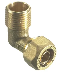 Fittings Til Rør*Kompressionsvinkel m/nippel 1/2" x 15 mm