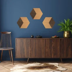 Akustikpaneler & Tilbehør|Loftbeklædning*Korkpanel diamond 6 stk. Dark