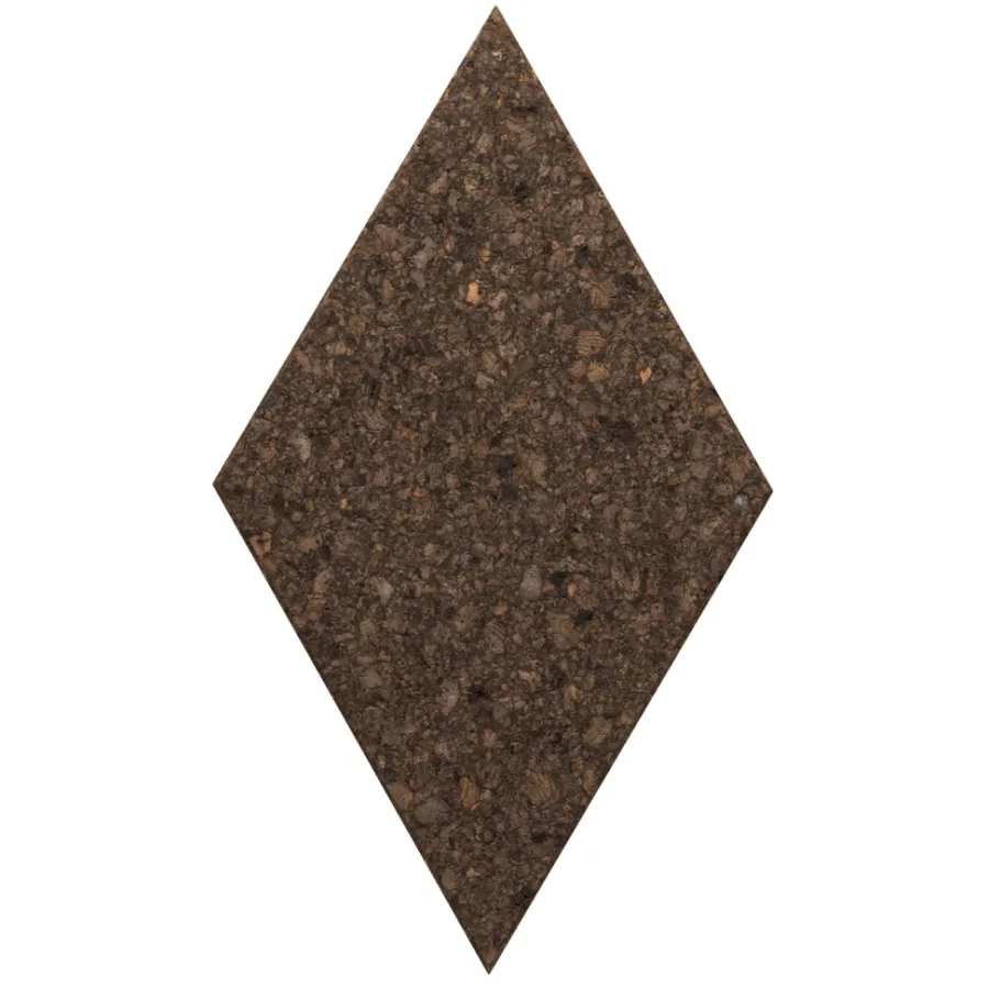 Akustikpaneler & Tilbehør|Loftbeklædning*Korkpanel diamond 6 stk. Dark